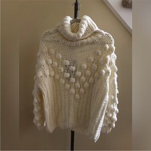 POL Cream Cowl Neck Sweater NWOT